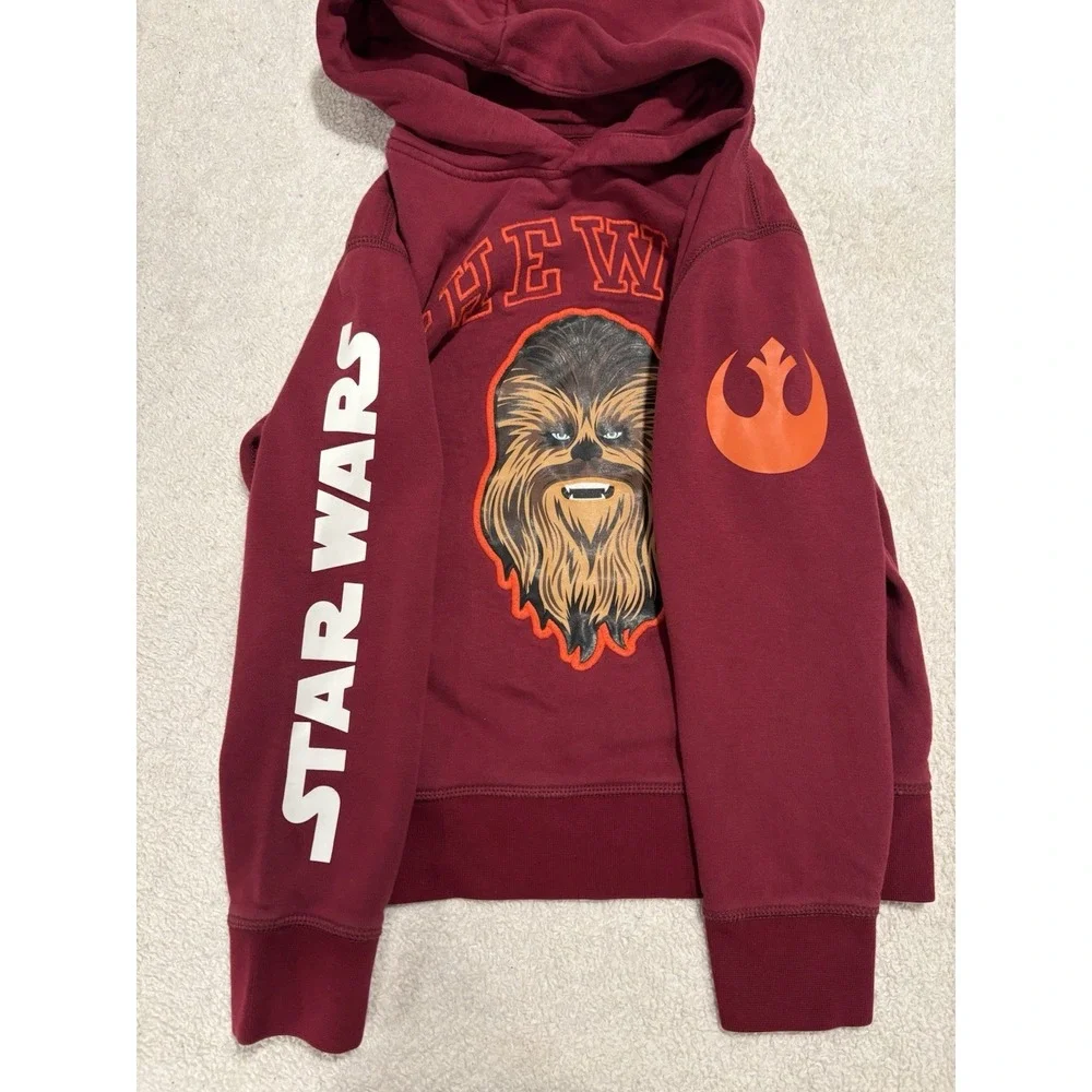 Gap Star Wars CHEWIE Full Front Pocket Hoodie Boys Size‎ 10
